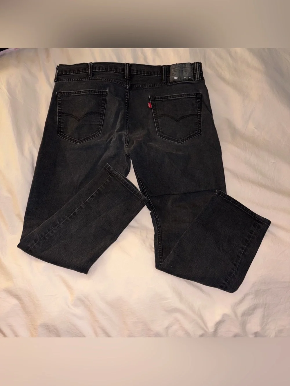 Levi 512 Black Jeans Size 40W × 30L